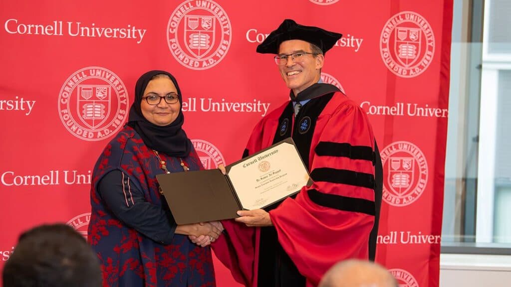 Graduation Ceremony at the Cornell campus, New York